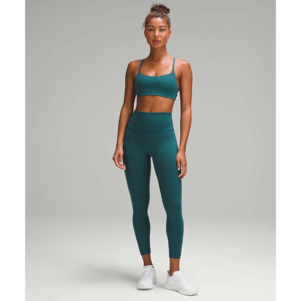 Lululemon Wunder Train High-Rise Tight 25" 10 Storm Teal